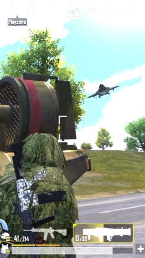 M134 - MRL Vs Fighter Jet | Missile 🚀 Lock On | Payload #pubgmobile #gaming #shorts