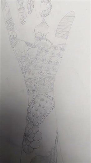 Mehandi ka new #trending design#varl shart #sewing star ⭐