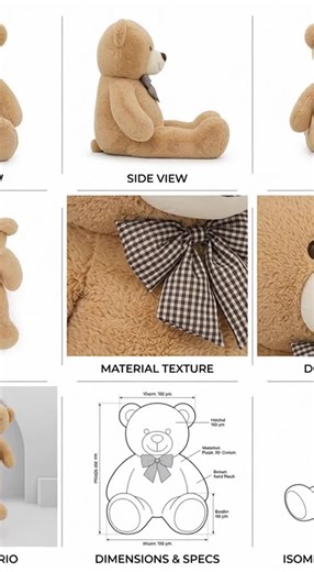 Giant Soft Teddy Bear Plush Toys for Kids