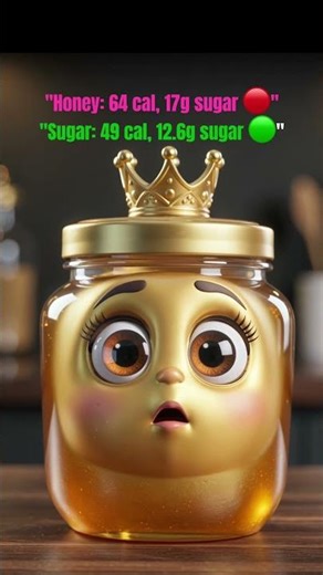 🐝Honey #nutritionfacts #caloriecounting#mindblown #foodmyths #sugarfacts#healthyfood #healthyeating