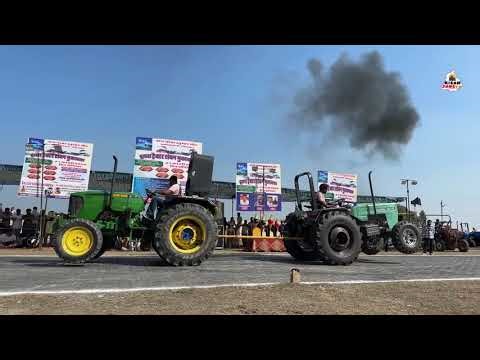 Swaraj 744 FE _Jondear 5050 D टोचन मुकाबला 😱 खतरनाक 👍🏻🚜 