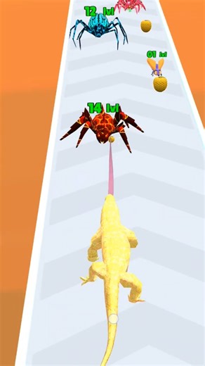 lizard run mobile game