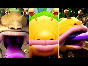 Evolution of Emperor Bulblax Battles in Pikmin Games (2001-2023)