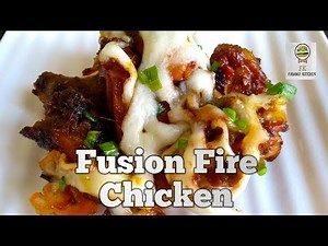 Fusion Fire Chicken | Spicy fire chicken with cheese | Fusion chicken recipe