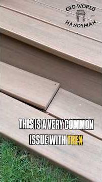 Trex boards common fail #oldworldhandyman #diy #deckrepair #seattle #seattlehandyman