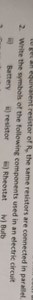 get an equivalent resistor of R _ { p } the same resistors are ... | Filo