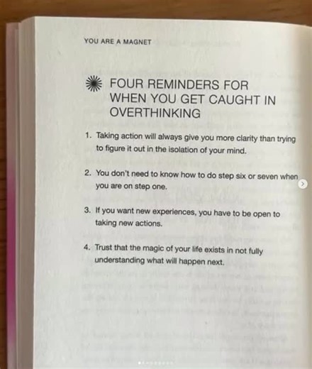 When overthinking takes control, remember these four points. 1....