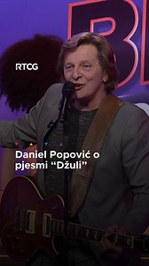 Da li ste znali da tekst čuvene pjesme "Džuli", koja je predstavljala Jugoslaviju na Pjesmi Evrovizije 1983. godine, nema rimu? Daniel Popović u emisiji "Bez brige" kazao je i kako je pjesma dobila ime. . . . #muzika #zabava #rtcg #tvcg | RTCG