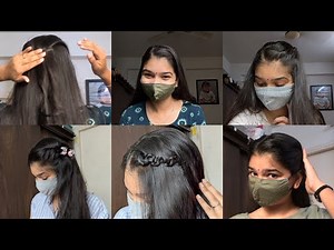 6 Easy front hairstyles 😍 | Front hairstyles tutorial ‪@ashudihairstyle‬