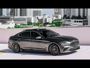 New M&S America Side Skirts and Cup Wings for the Genesis G70 2022