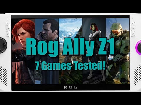 Asus Rog Ally Z1 Non Extreme | 7 Games Tested! | 30w Turbo Mode