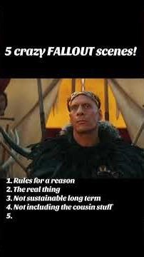 Top 5 Crazy clips from Fallout! Plenty more top 5 clips coming! #fallout #funny #reels #falloutlore