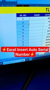 627 reactions · 5 comments | Insert Auto Serial Number in Excel  ✅Download Our 헧헟헦 헖헢헠헣헨헧험헥 App From play store Do WhatsApp For Course Related Query :6397170477 YouTube : tlscomputer Facebook : tlscomputer Instagram : tls_computer . . #excel #computer #viral #exceltips #sirfexcel #gurmeetsir #instareels #instagram #facebookreels #tlscomputer #thelifistudy | TLS Computer | Facebook