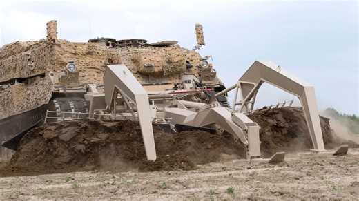 This Anglo-German metal monster makes short work of minefields