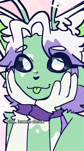 I thought I was cute :c #catgirl #furry #animated #art