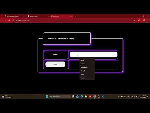 Html Css Javascript Correction Série 2 :
