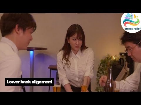 japanese oil massage | asmr japanese massage | asmr for good health | Lower back alignment