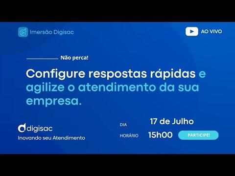 Configure respostas rápidas e agilize o atendimento da sua empresa.
