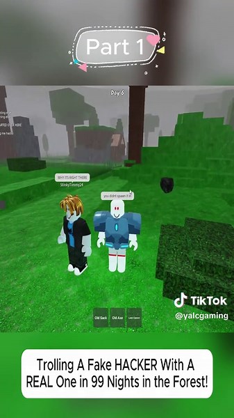 Trolling a Fake Hacker in 99 Nights in the Forest