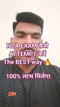 Crack NDA Exam 2026 🚀 | Smart Attempt Strategy for Maximum Marks By Robin Sir #nda12026