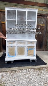 1.2K views · 13 reactions | Tell me your paint setup is fast without telling me it’s fast  The Earlex 5700 sprayer handled this hutch in under 10 minutes!  @sokydesignstudio | Wagner Painting | Facebook