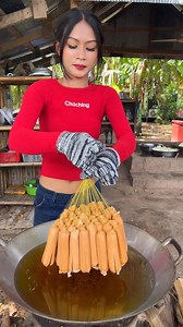 How to cook deep fried hot dog recipe | DIY & get Crafty