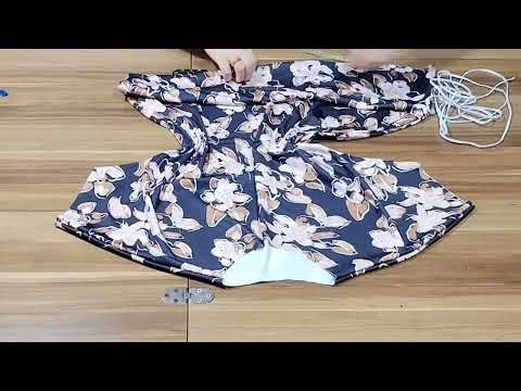 3Video in one blouse, bonnet, capri seafood sewing