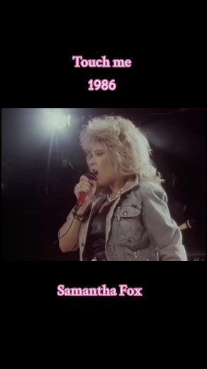 Samantha Fox Touch Me 80s Music Video