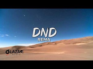 Rema - DND (Lyrics Video)