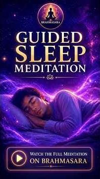 Sleep Deeply & Heal Your Mind ✨ Watch the Full Guided Meditation on Brahmasara