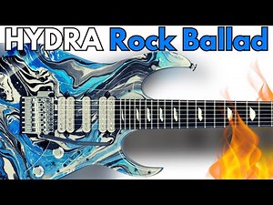 HYDRA Rock Ballad (STEVE VAI style) Guitar jam Track D minor High Quality
