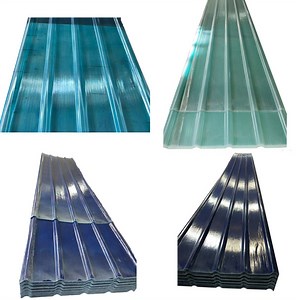 [Hot Item] FRP Fiberglass Translucent Roof Tile Clear Roofing Sheet with Lighting Panel FRP Sheet for Translucent Roof