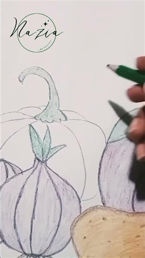 How to Draw a Vegetable Basket 🧺 (Easy Step-by-Step Tutorial for Beginners)