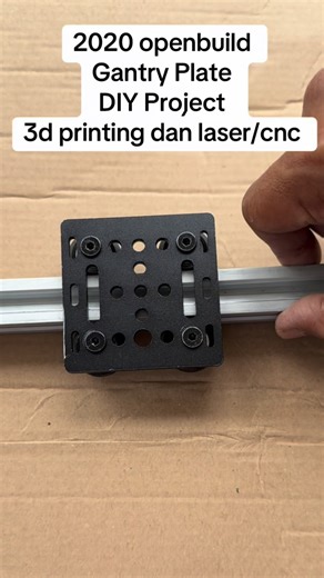 Prime Makers on Instagram: "Setup your diy project with openbuild gantry plate #3dprint #diyproject #woodworking #laserengraving"