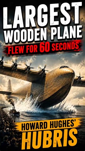 The Tragic Truth Behind Howard Hughes' "Spruce Goose" 🪵 #SpruceGoose