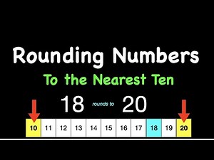 Rounding Whole Numbers to the Nearest Ten