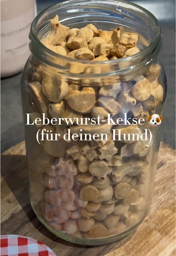 Leckere Leberwurst-Kekse für Hunde mit 3 Zutaten