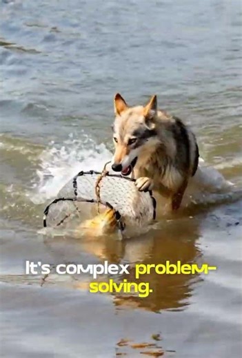 The Wolf "Tool" Discovery (That Changes Everything) #WildlifeBehavior #WolfIntelligence #AnimalFacts