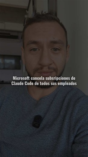 Microsoft cancela las subscripciones de Claude Code de todos sus empleados #claude