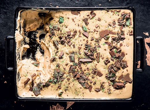 Peppermint Crisp tart