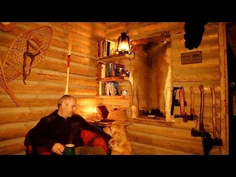 Snowed Out at the Log Cabin in the Canadian Wilderness