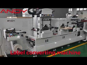 Giant 370Plus Hot Foil Embossing Flexo Print and Die Cutter One stop Label Finishing solution