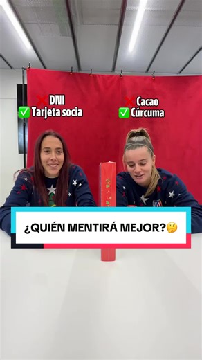 ¿Quién mentirá mejor? 🤔 #rosaotermin #lolagallardo #guess #juego #atletifemenino