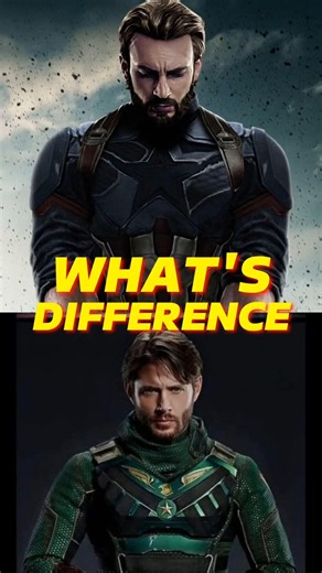 What's Difference between Captain America and Soldier Boy #theboys #captainamerica #marvel #shorts