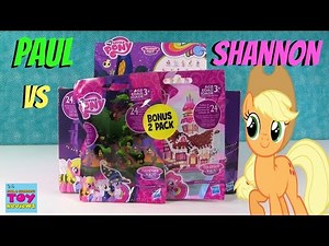 Paul vs Shannon MLP My Little Pony Blind Bag Toy Opening Challenge | PSToyReviews