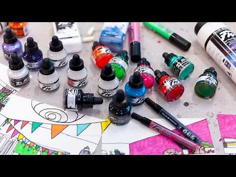 Introduction to FW Ink Range by Daler-Rowney