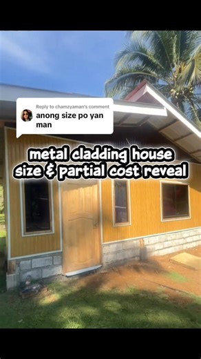734 reactions · 72 shares | Metal cladding house size & partial cost reveal. Napaka laking tipid talaga kapag gamitin mo ay metal cladding para sa wall ng bahay mo. #fblifestyle #woodworking #homedecor #HomeImprovement #hardworkpaysoff #newhome #viralnow #makeitviral #trendingnow #trendingtopic #lowcost #metalcladding #house #tips #design #ideas #fypシviralシ2025 #fypシ゚ | カストロ メートル ライアン | Facebook