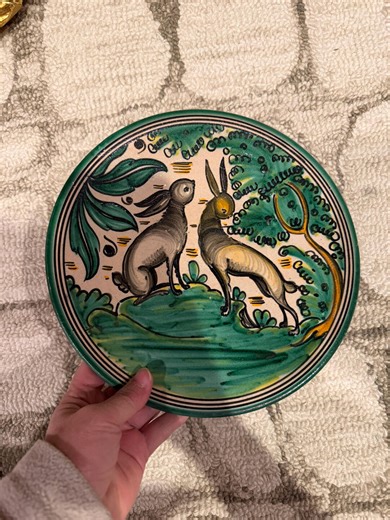 Hand-painted Spanish Ceramic Wall Plate - Etsy