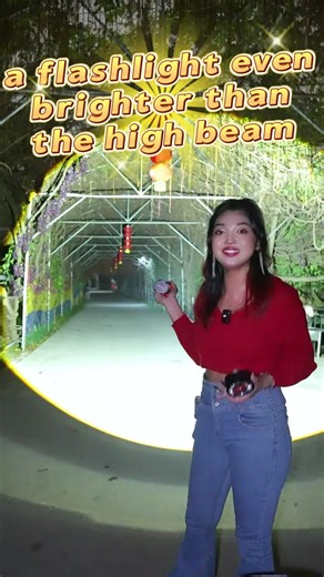 The Brightest Flashlight Compared to High Beam Lights