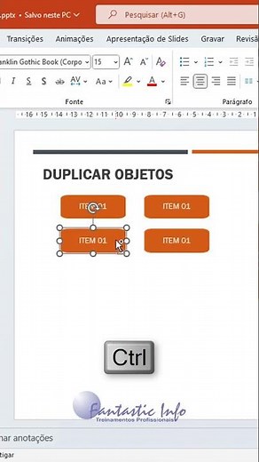 Duplicar Objetos com o CTRL